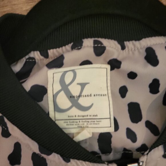 AMPERDAND AVENUE CHEETAH ESSENTIAL BOMBER JACKET WOMENS MED - GUC - Picture 2 of 6